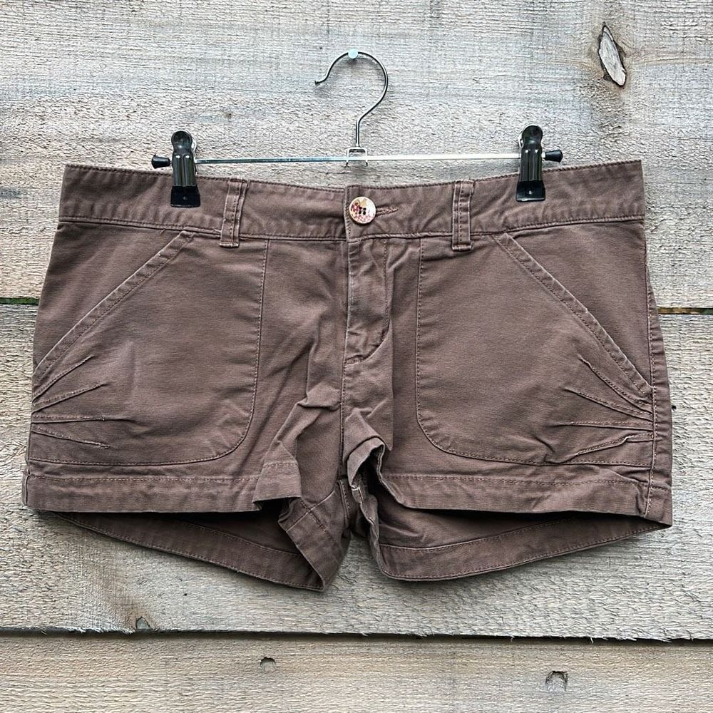 OP Ocean Pacific Taupe Low Rise Stretch Chino Shorts